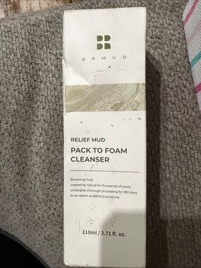 BRMUD Relief Mud Pack-to-Foam Cleanser